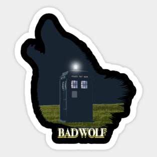 DOCTOR WHO: BAD WOLF Sticker